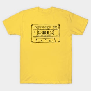 Cassette Tape, High Energy 90 Tape T-Shirt